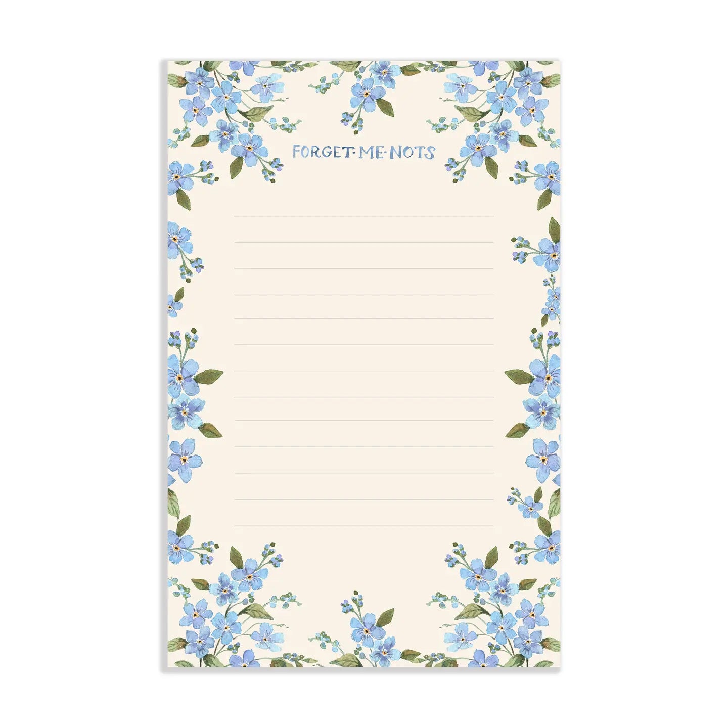 Forget Me Nots Watercolor Notepad